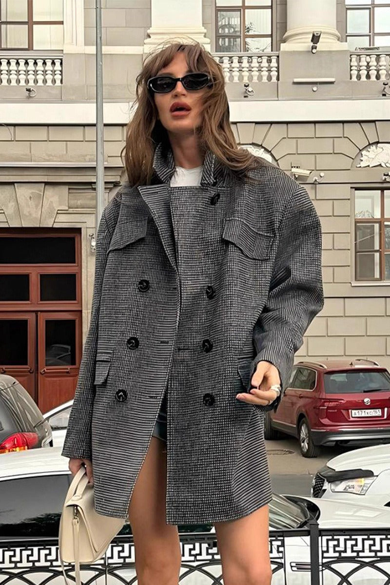 Amy Structured Tweed Coat