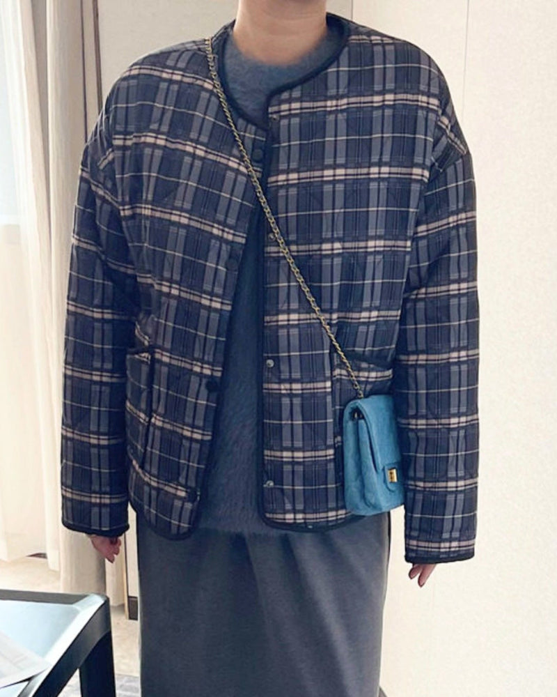 Veste matelassée à carreaux Jessica