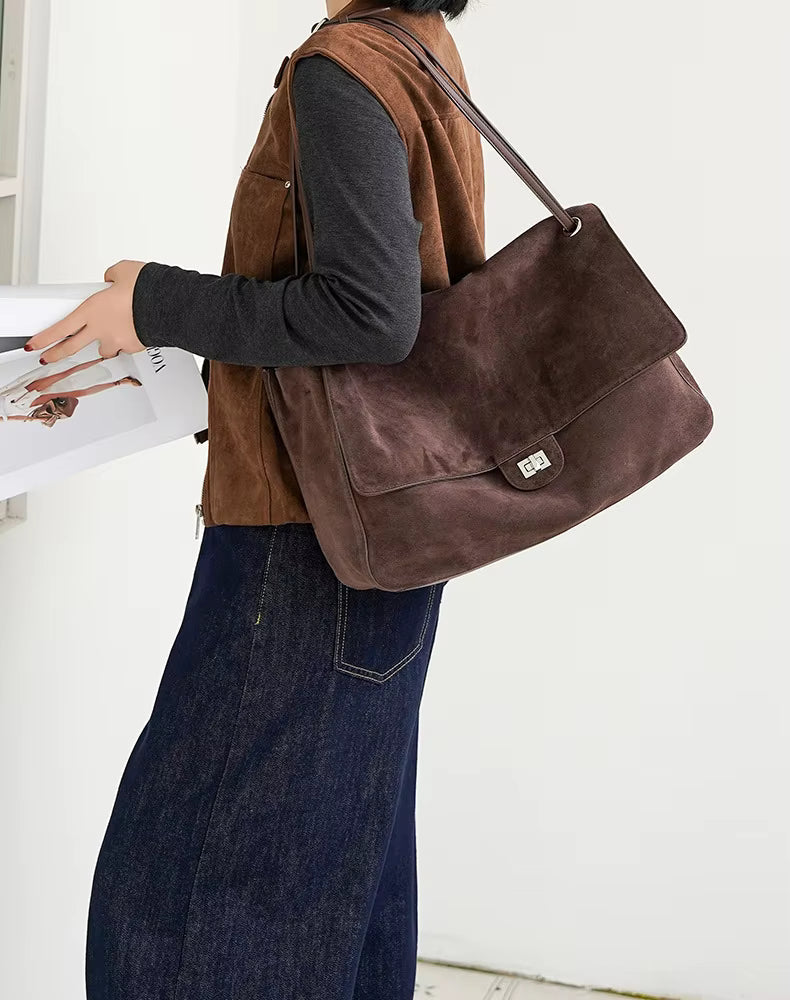 Bolso bandolera Denise de ante mate