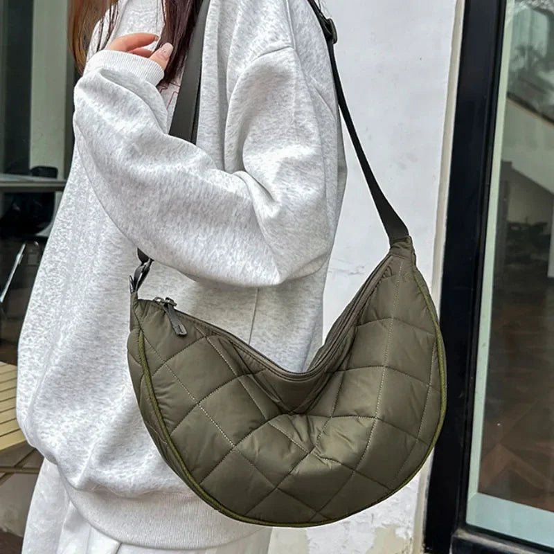 Hanna nylon keresztpántos övtáska