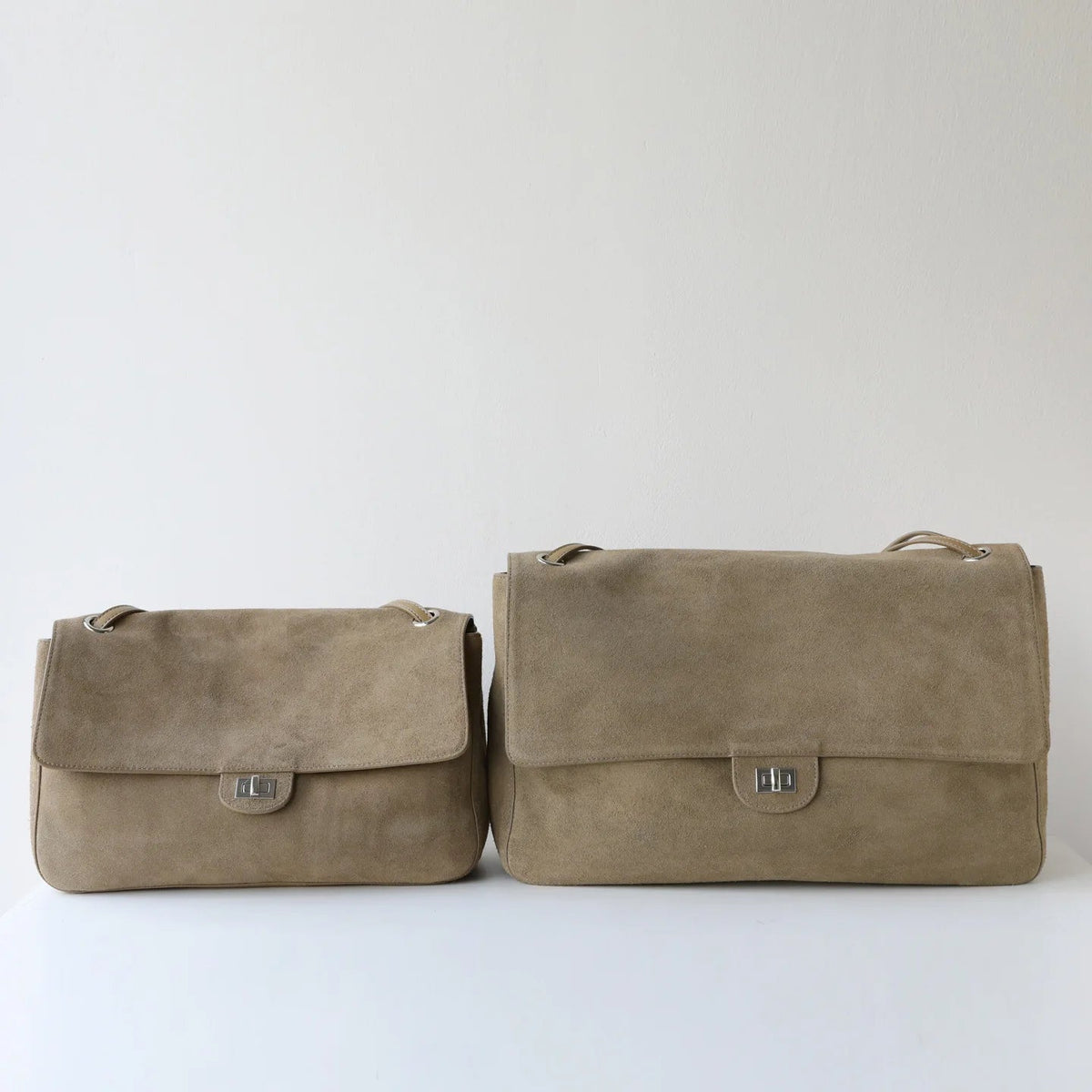 Lena Frosted Cowhide Retro Tote Bag