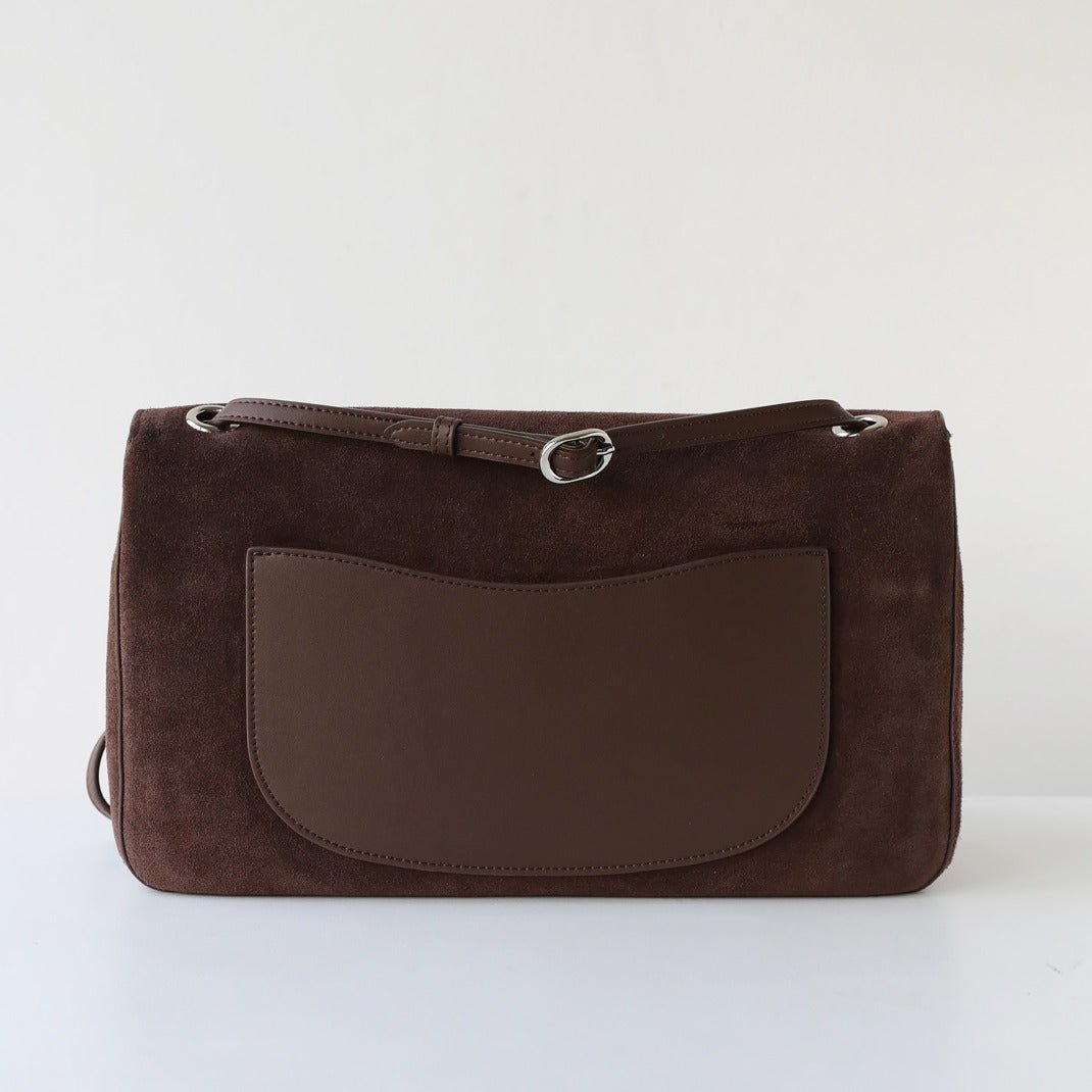 Lena Frosted Cowhide Retro Tote Bag