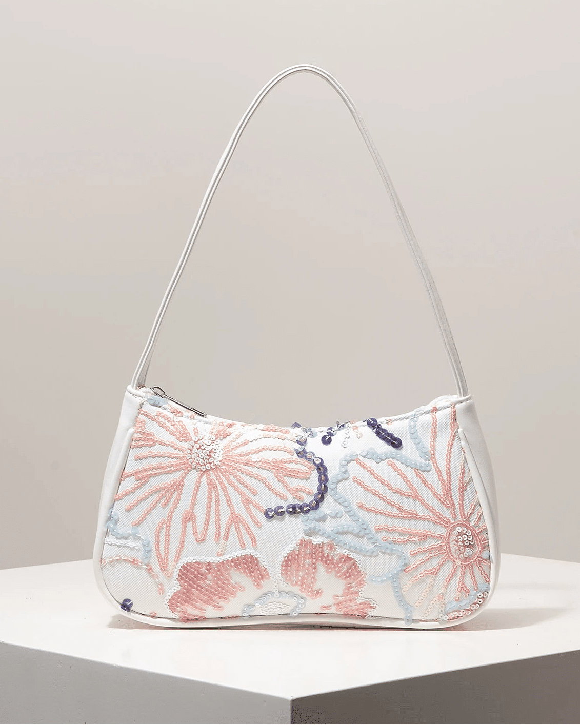 Bolso de hombro Sophia bordado con lentejuelas