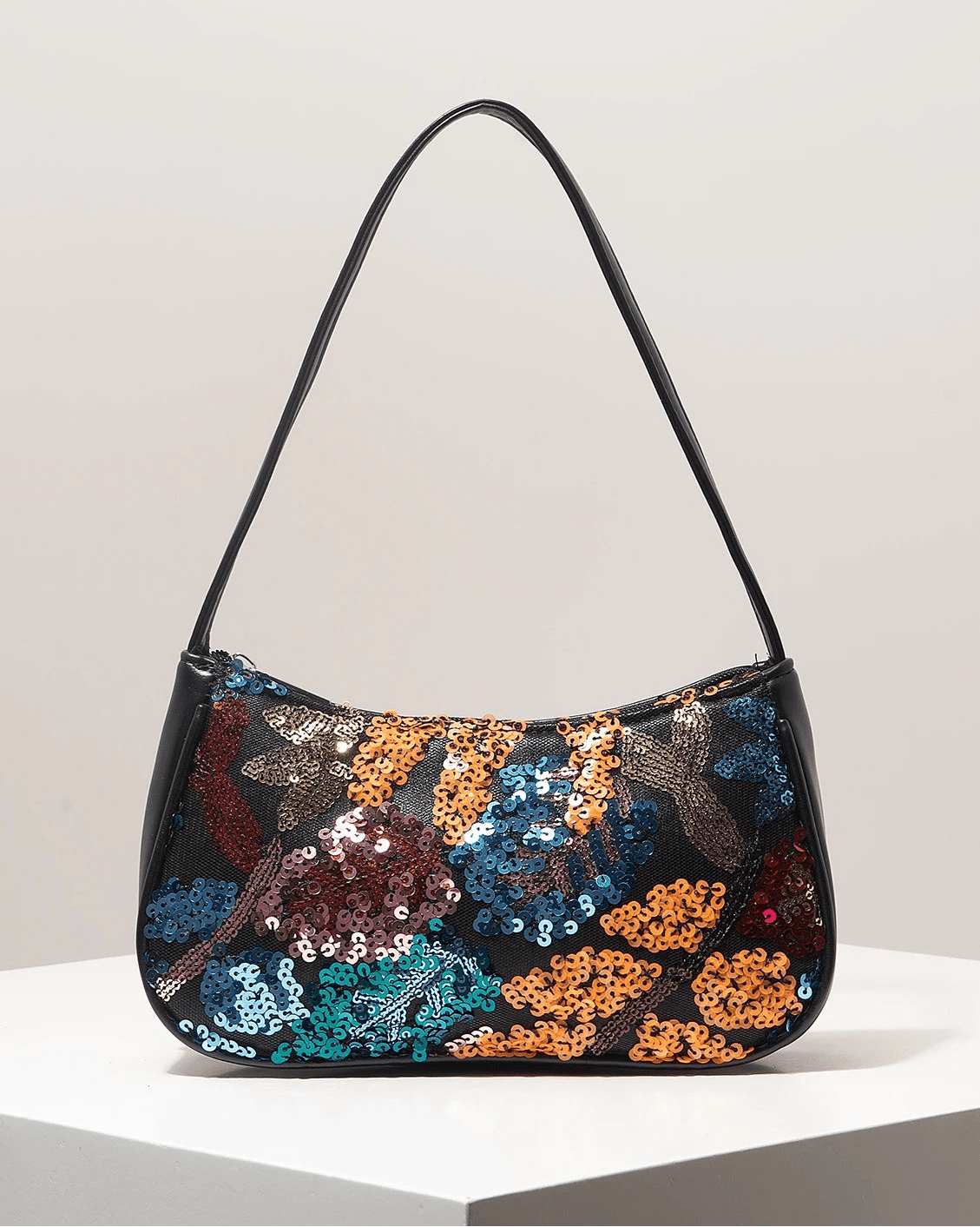 Bolso de hombro Sophia bordado con lentejuelas