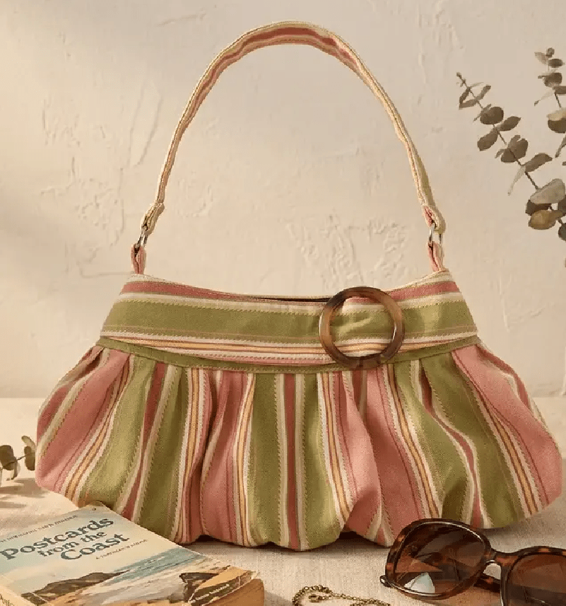 Maria bolso de hombro a rayas