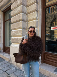 Stella Kunstfell Mantel