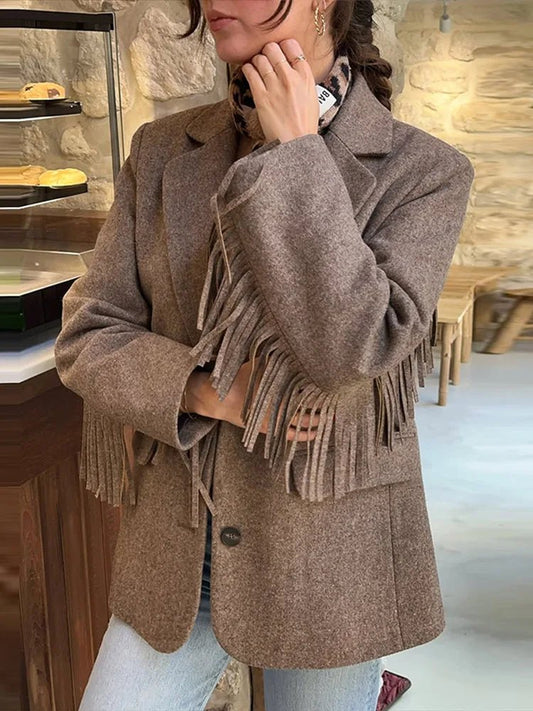 Alicia Tailored Tassel Blazer