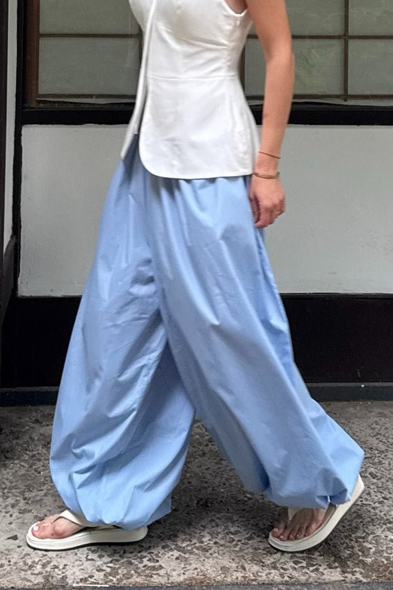 Fenella baggybukser med elastisk talje