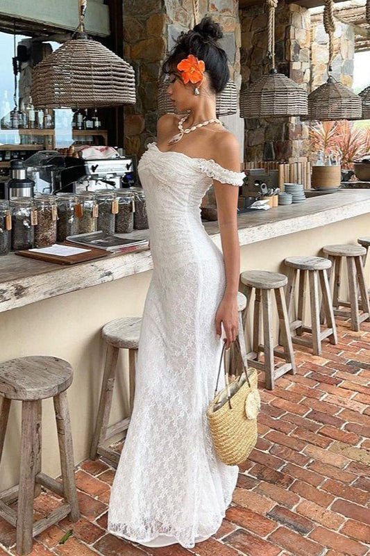 Rosalind Spitzen Maxi-Kleid