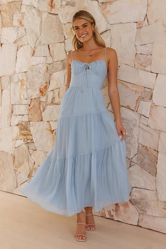 Lara Open Back Maxi Dress