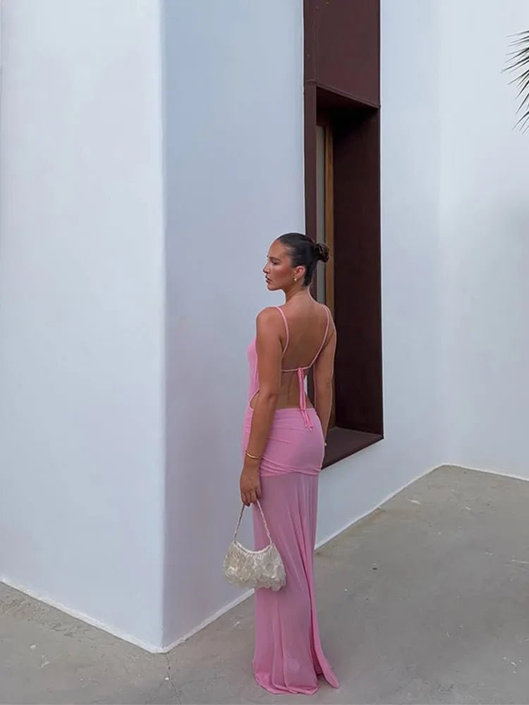 Bethany Twist Cut Out Maxi sukienka