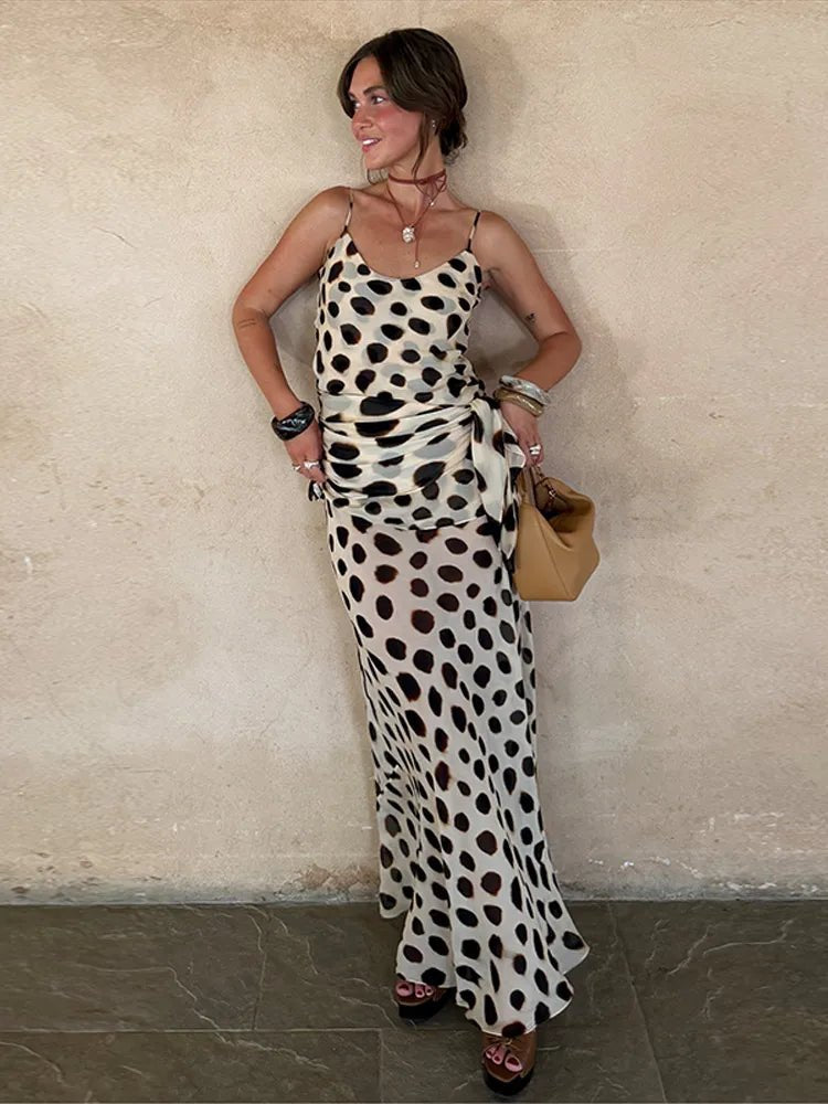 Robe nuisette imprimée Natasha