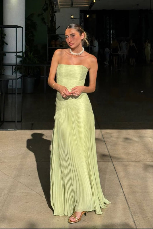 Rochie maxi fără bretele Barbra
