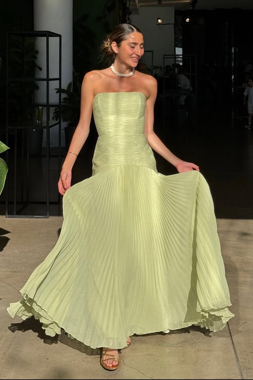 Rochie maxi fără bretele Barbra