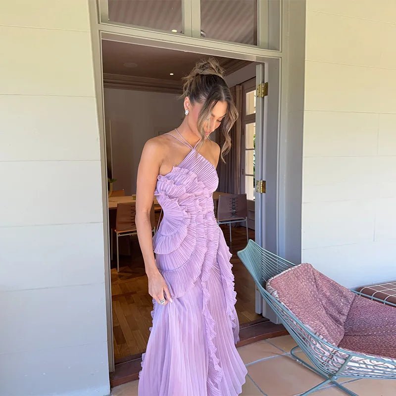 Robe de Soirée Amy Dos Nu A-line
