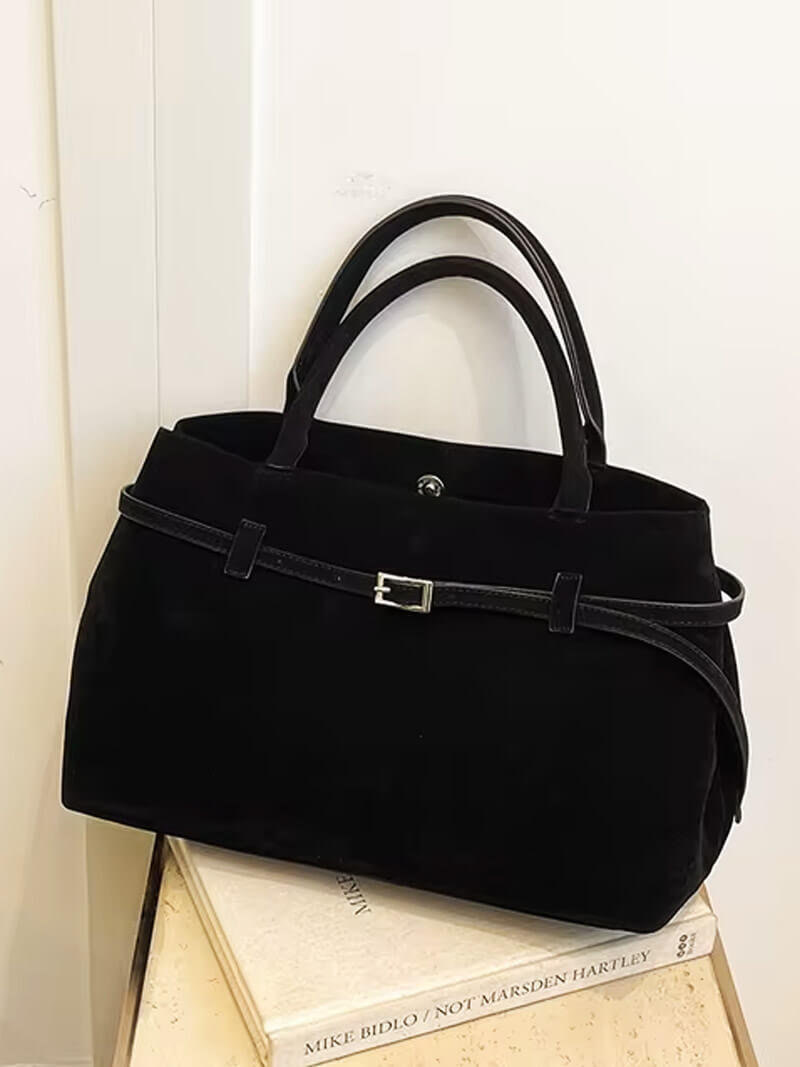 Borsa a tracolla Fiona in suede
