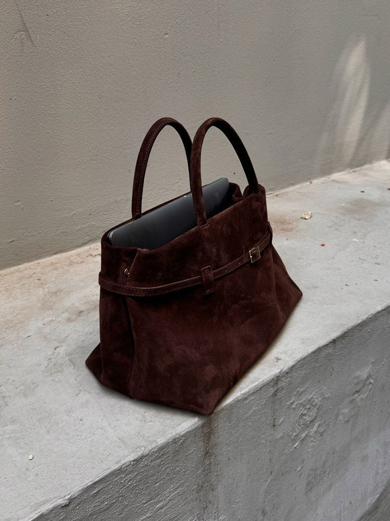 Borsa a tracolla Fiona in suede
