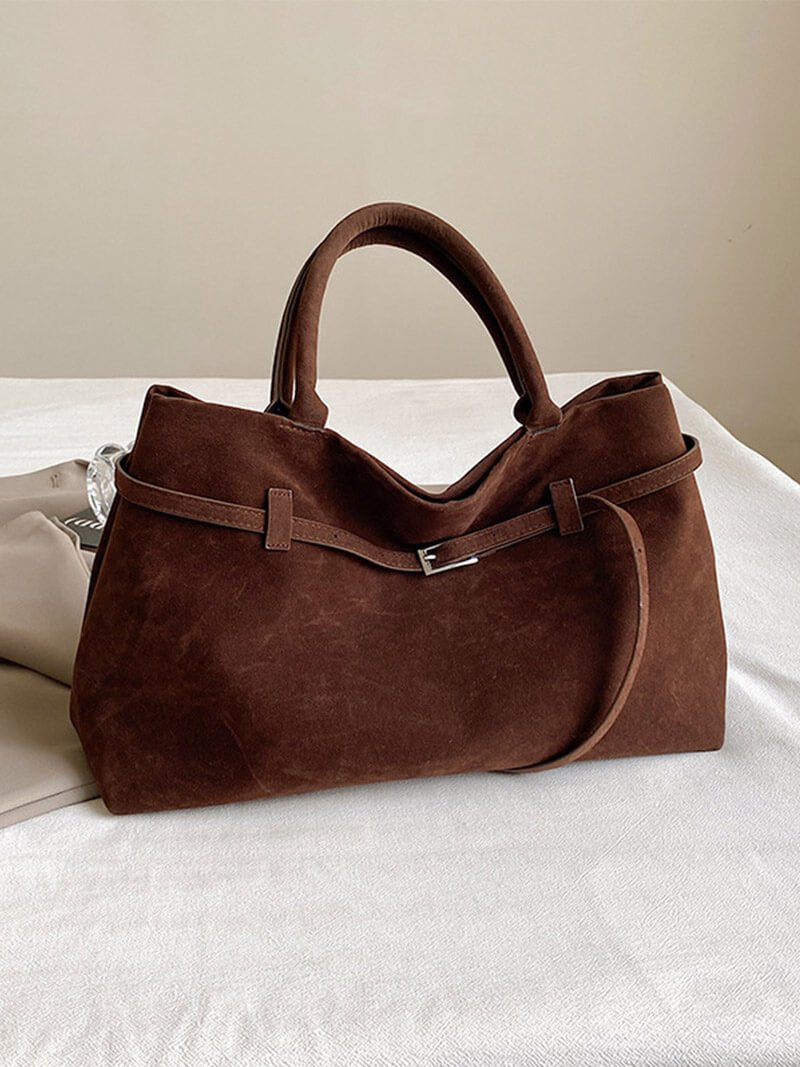 Borsa a tracolla Fiona in suede
