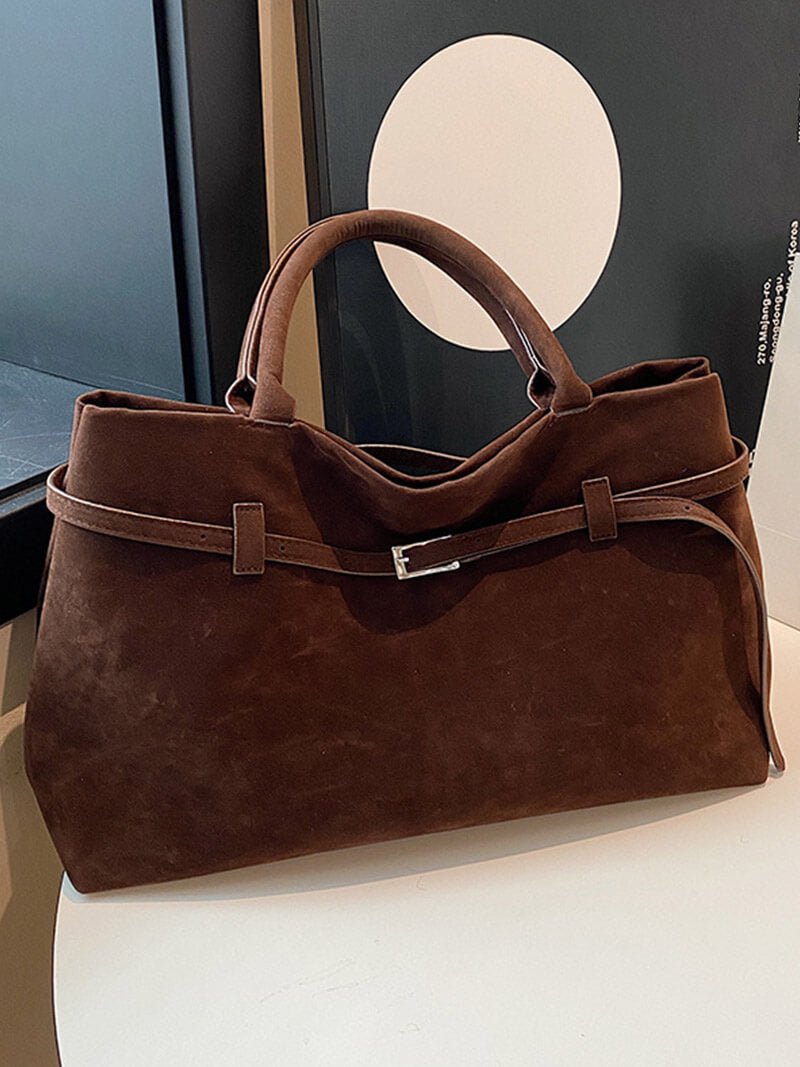 Borsa a tracolla Fiona in suede