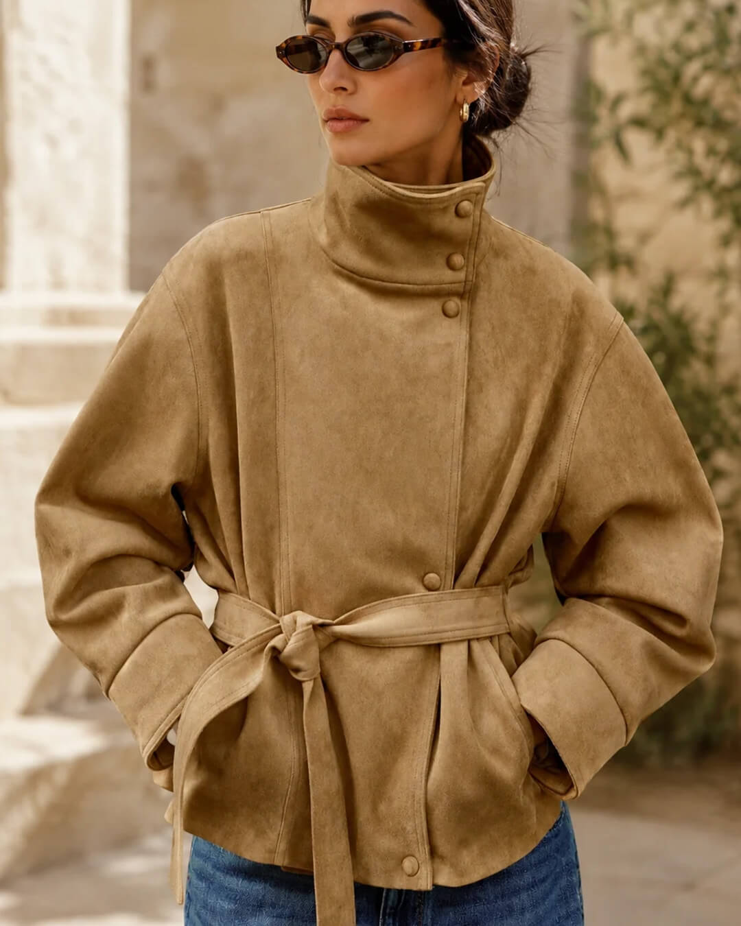 Rebecca suède veterjack