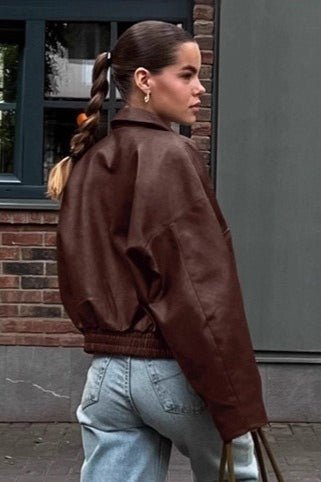 Jenny vintage bunda z umělé kůže
