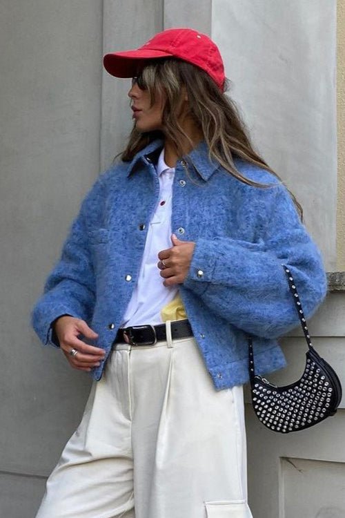 Annie blazerjakke med trykknapper