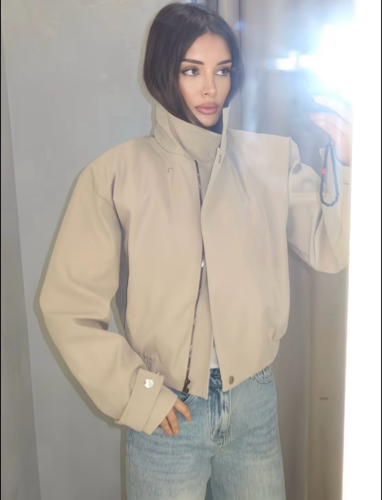 Helena zkrácená bomber bunda