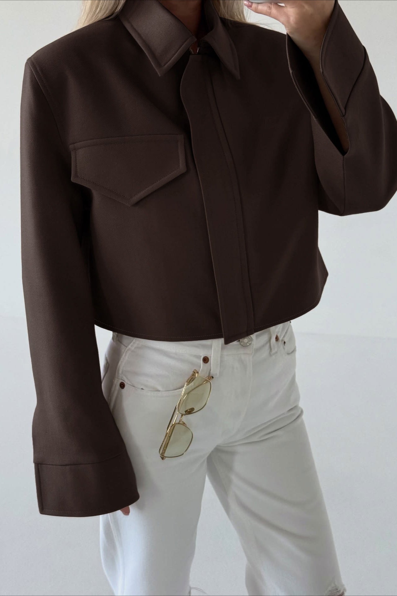 Amelie Brown Reißverschlussjacke