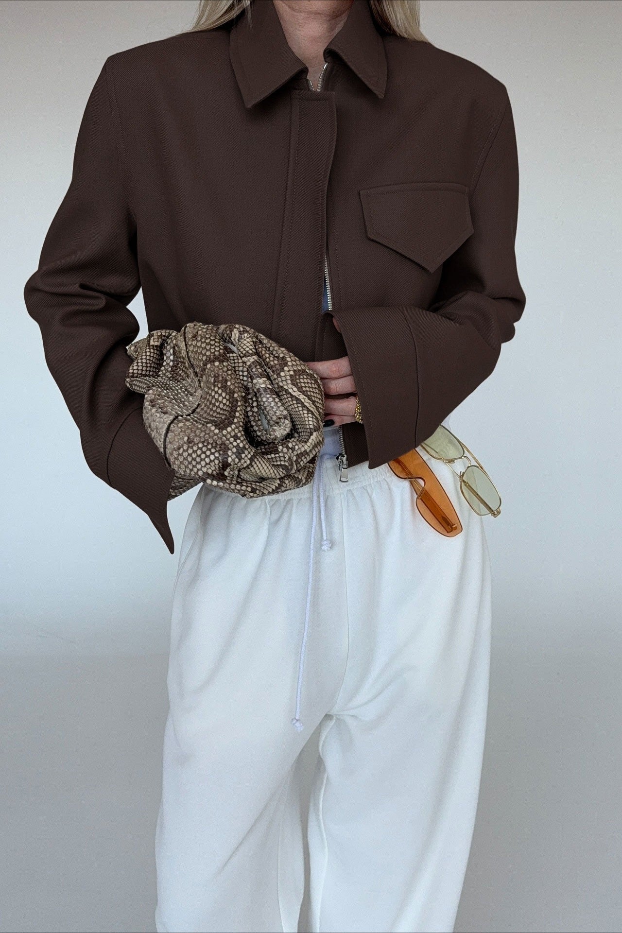 Amelie Brown Reißverschlussjacke