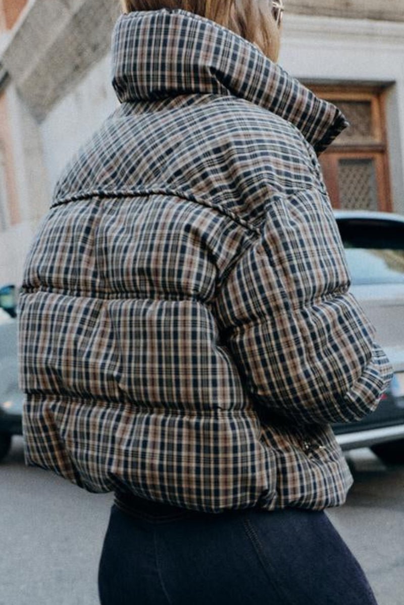 Valerie Plaid Puffer Jacket