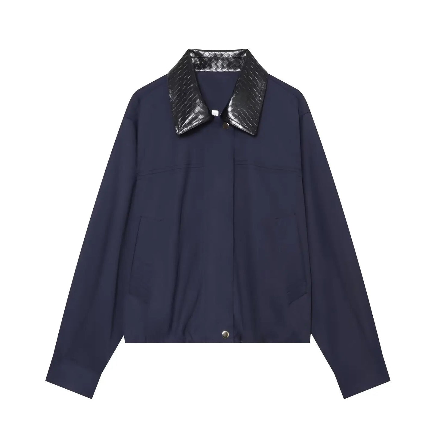 Layla Bomberjacke mit kontrastierendem Kragen
