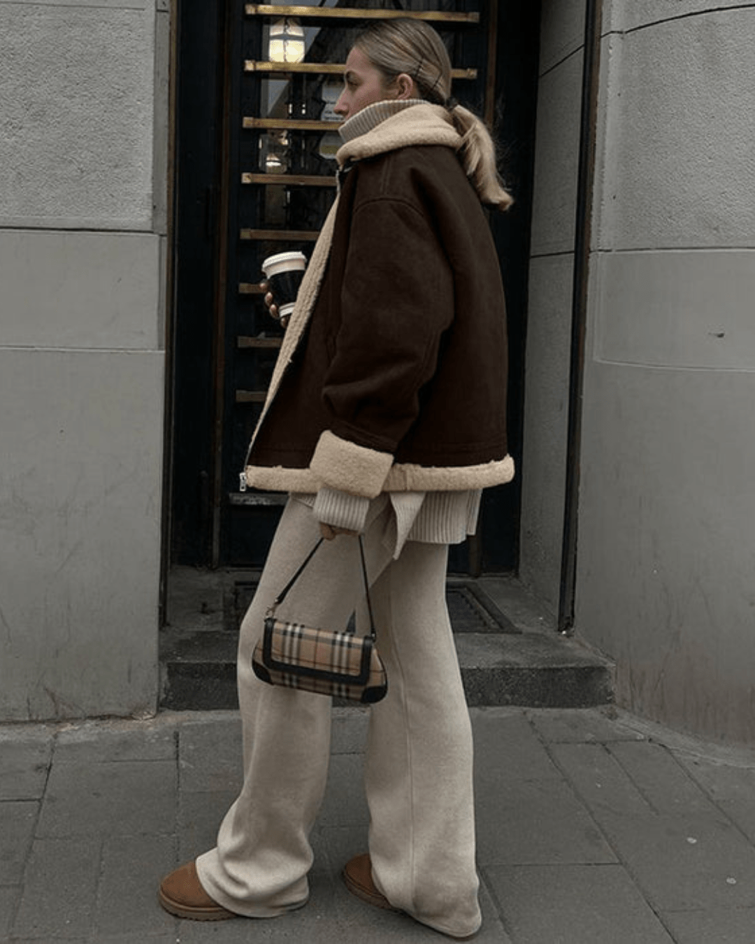 Gina Jachetă din piele ecologică tip suede