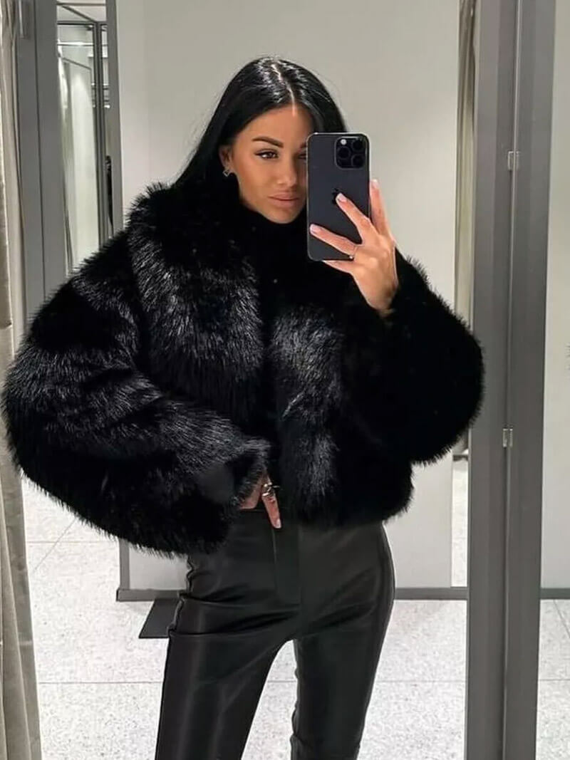 Tessa kabát z umělé kožešiny