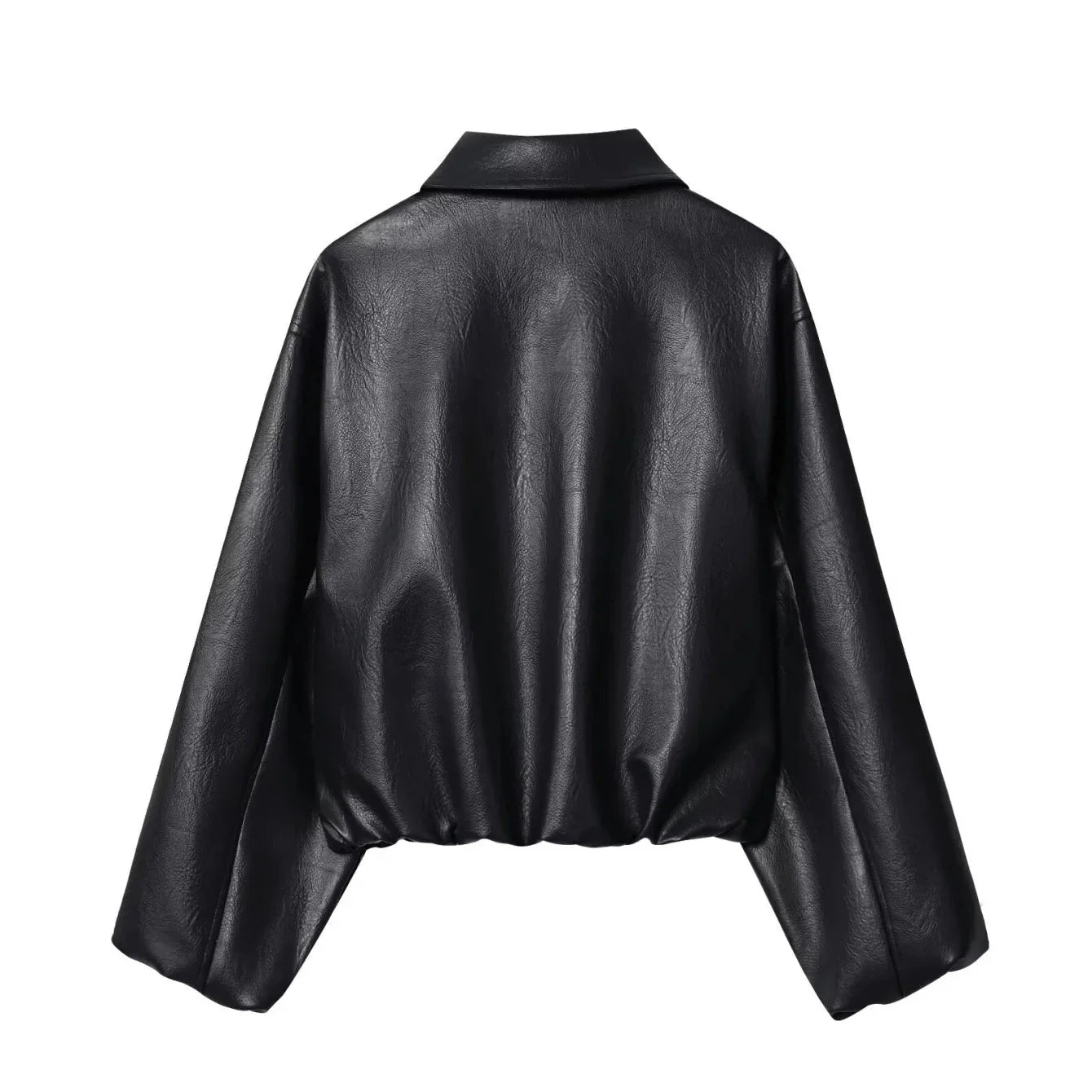Bomber bunda ze syntetické kůže Sienna