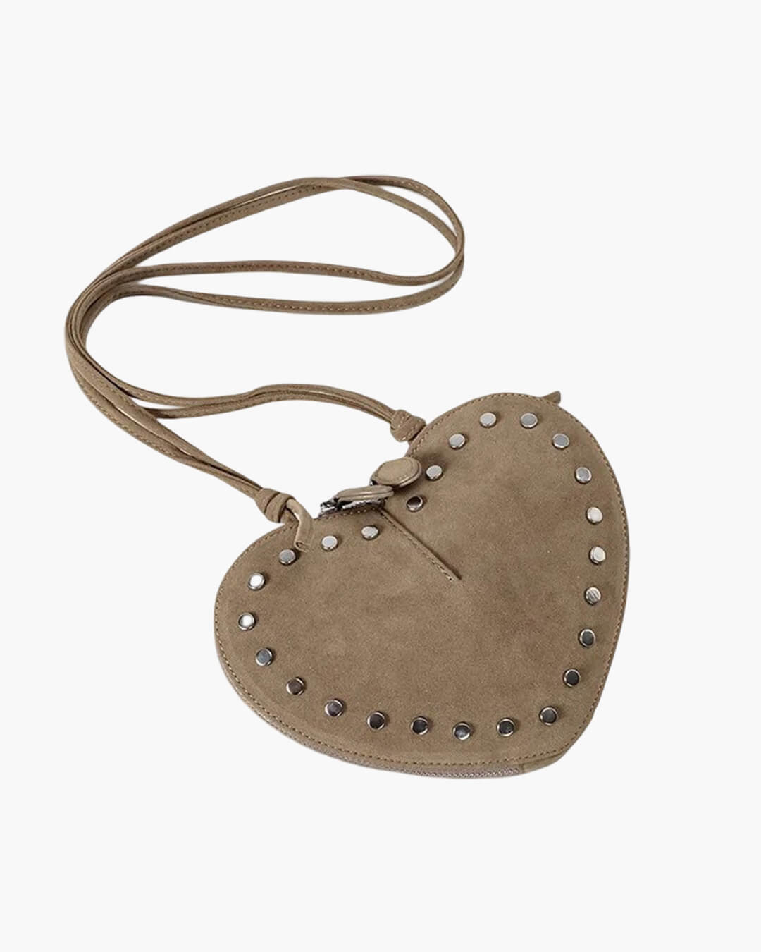 Esther Vintage Crossbody-veske i imitert semsket skinn