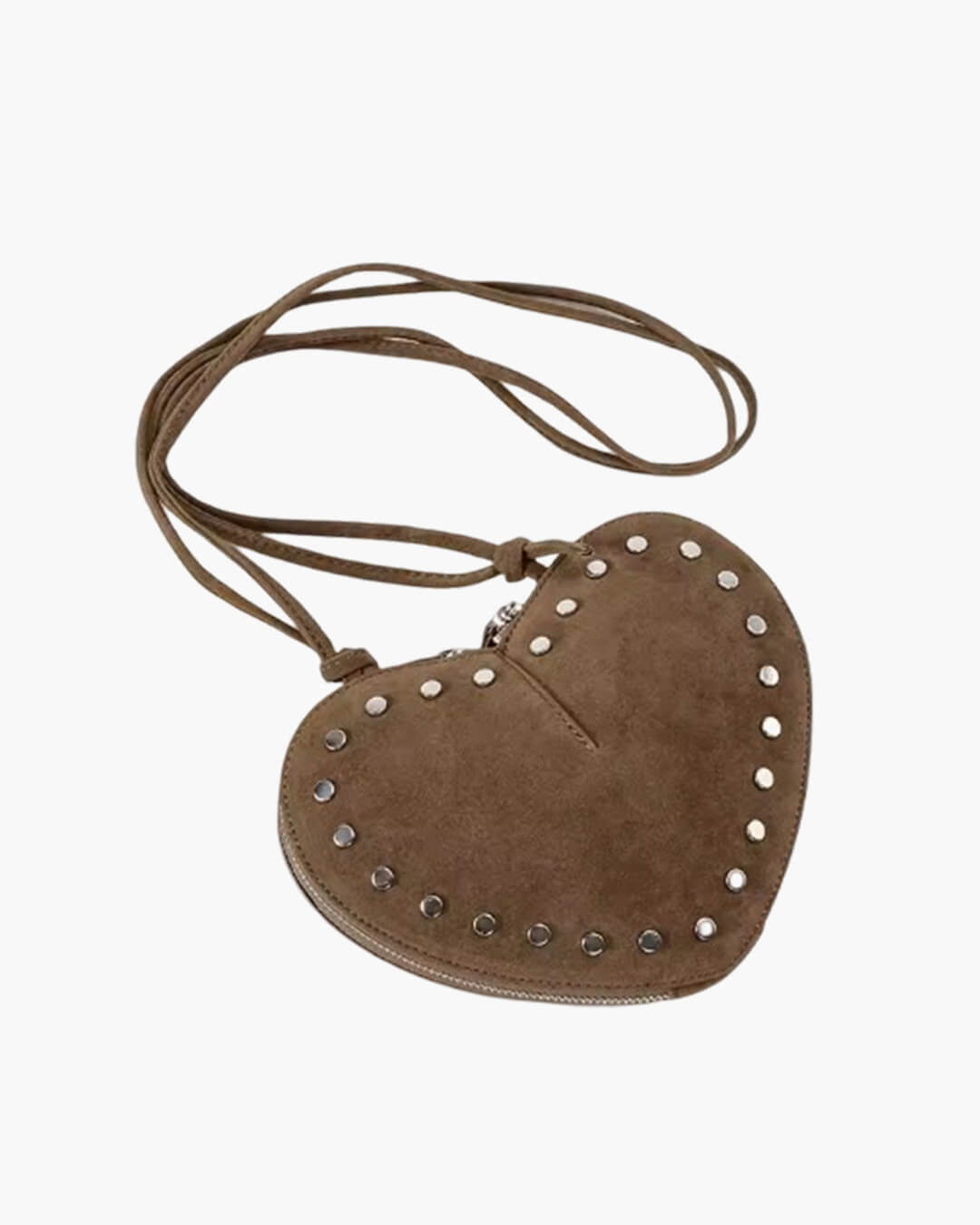 Esther Vintage Crossbody-veske i imitert semsket skinn