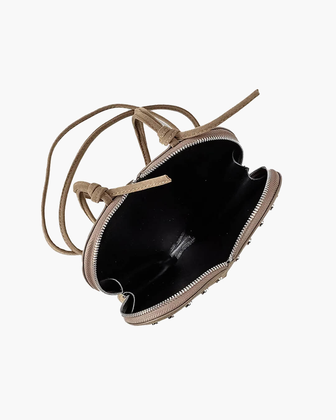 Esther Vintage Crossbody-veske i imitert semsket skinn