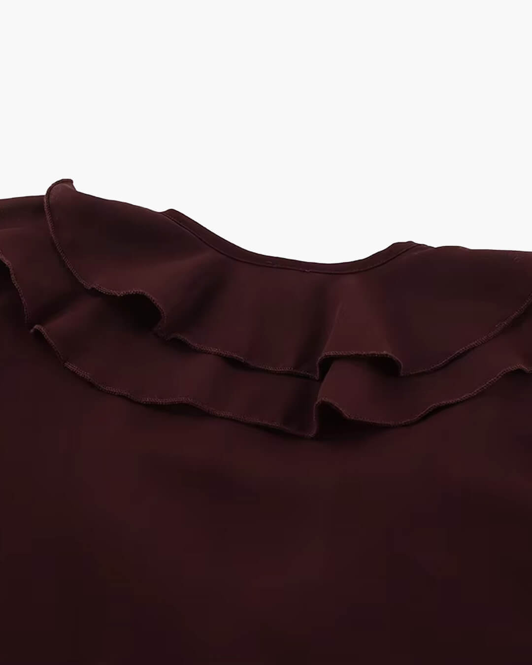 Blusa Monica con fiocco al collo e volant
