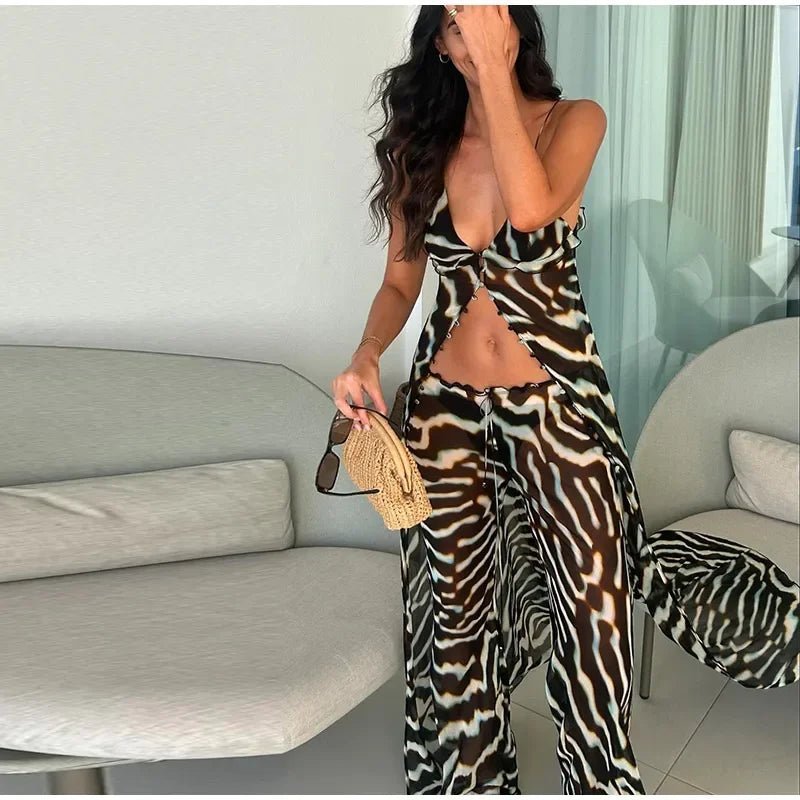 Andrea Zebra zweiteiliges Set