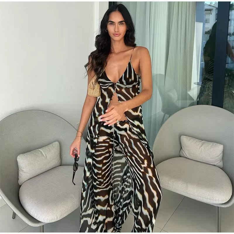 Andrea Zebra zweiteiliges Set