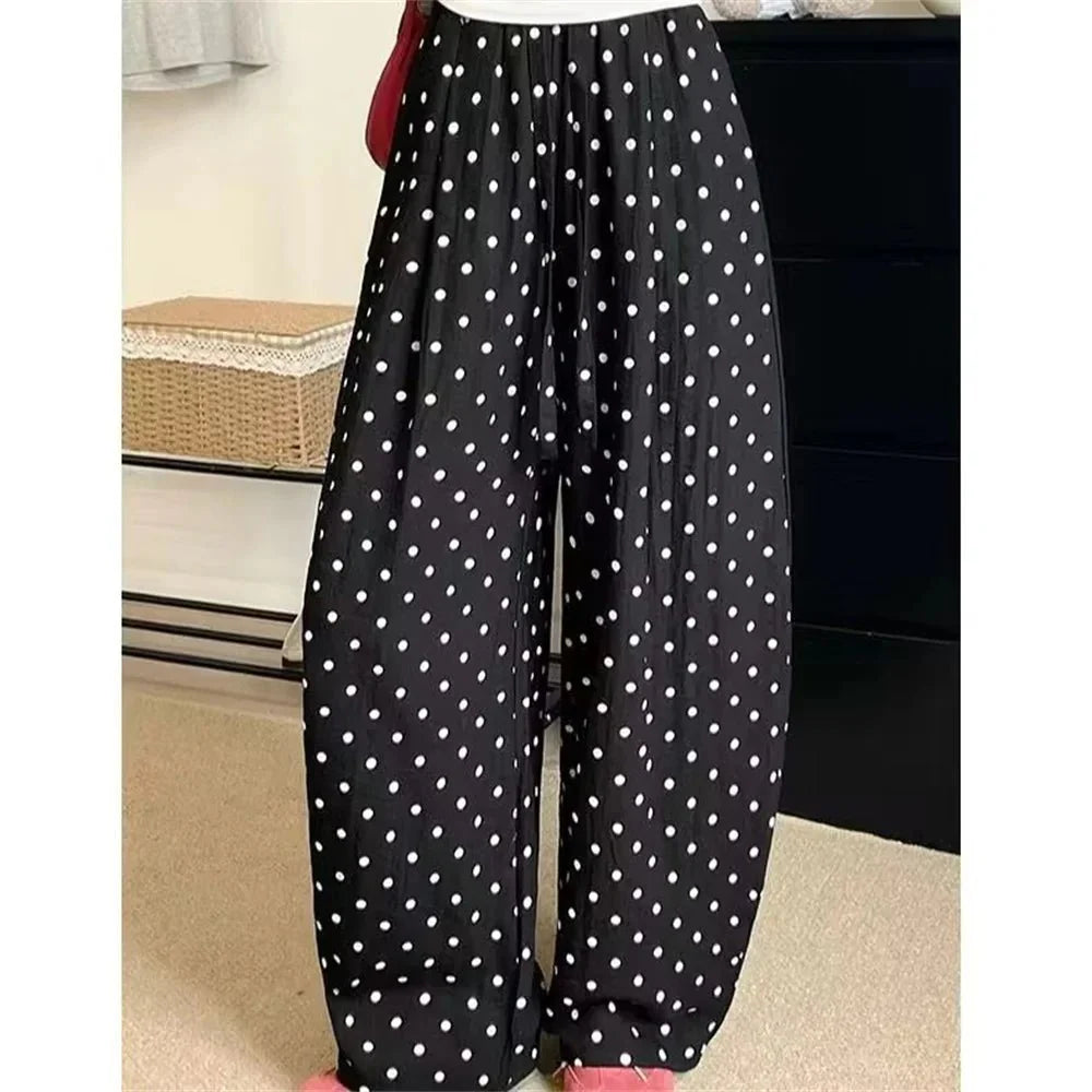 Pantaloni din in cu picior larg Themis