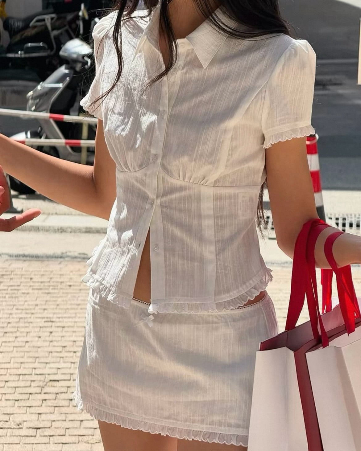 Stellina rövidített skort szett