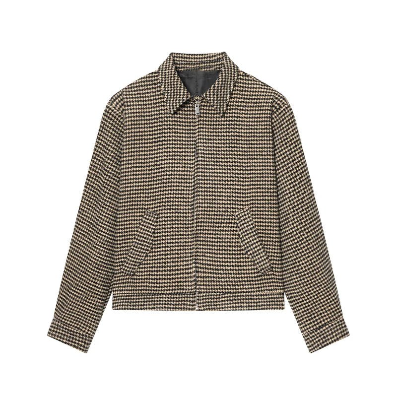 Lily Hahnentritt Blazer-Set mit Polsterung