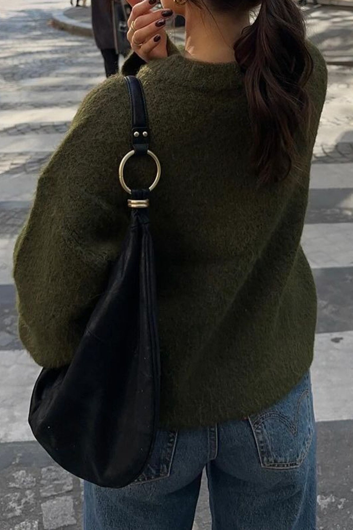 Nora ribstrikket sweater