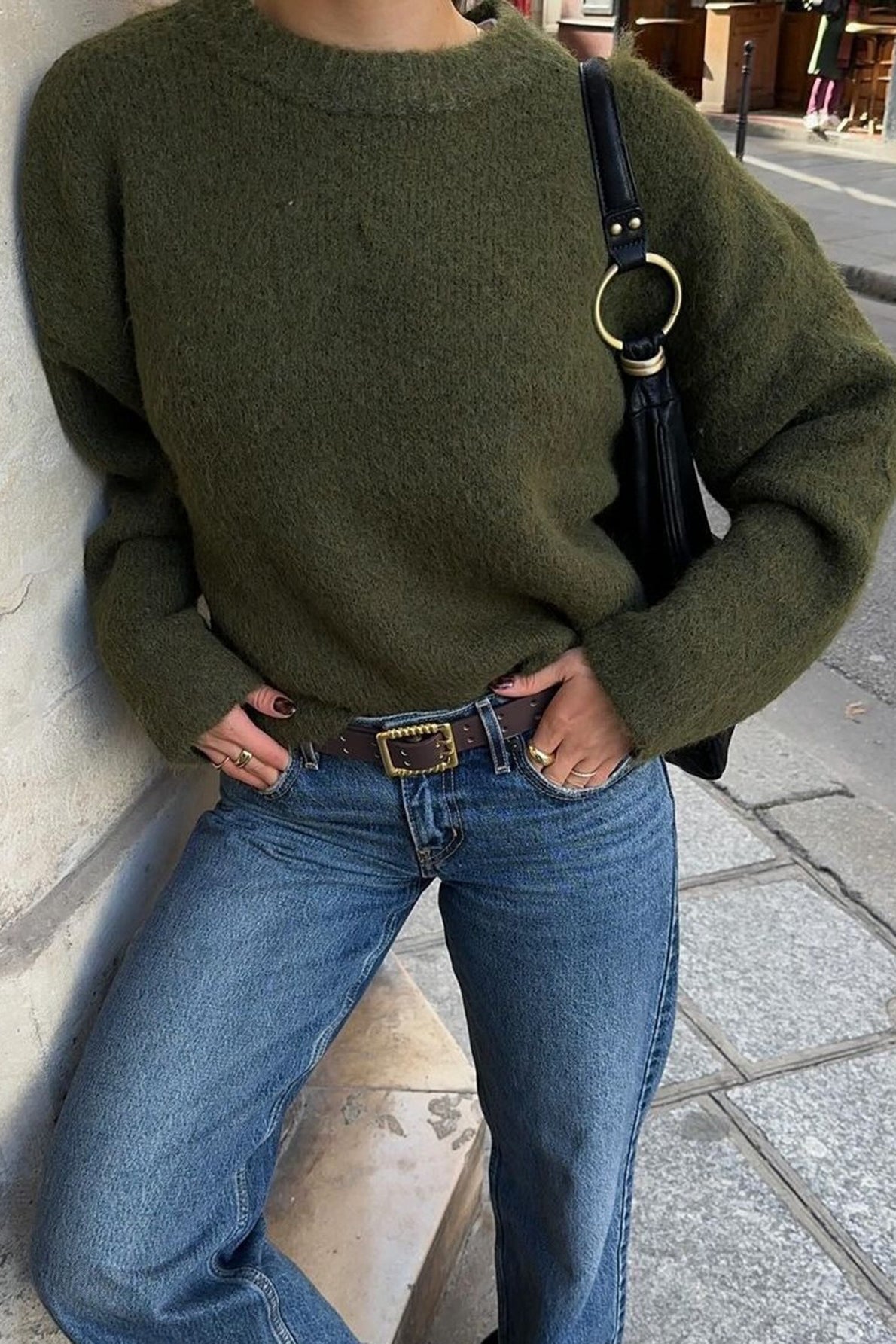 Nora ribstrikket sweater