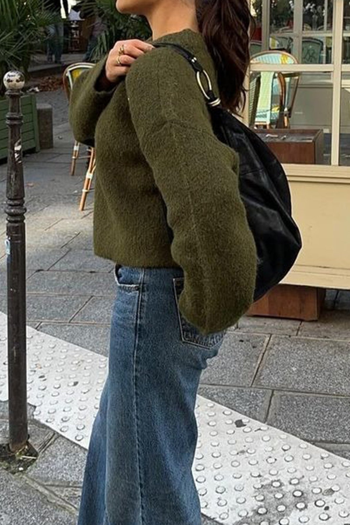 Nora ribstrikket sweater