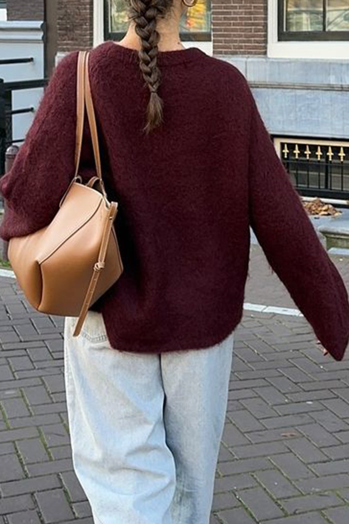 Nora ribstrikket sweater