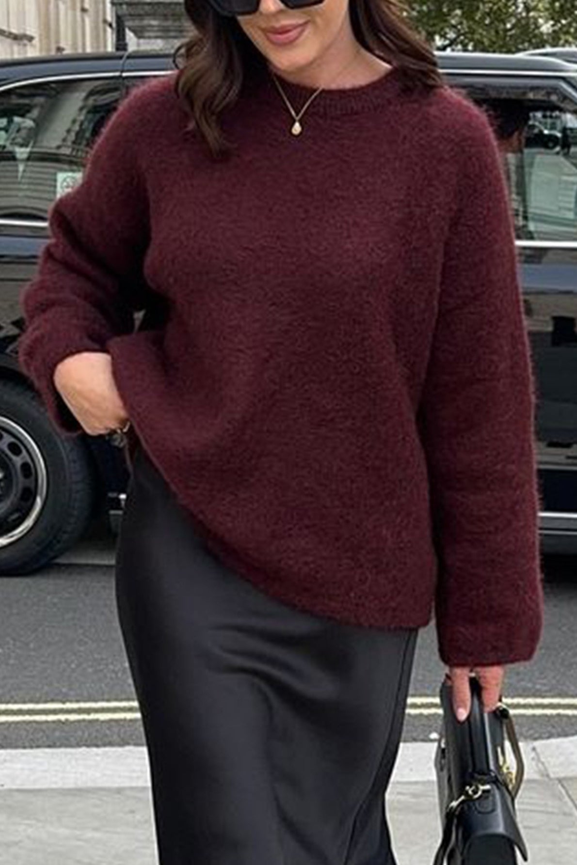 Nora ribstrikket sweater