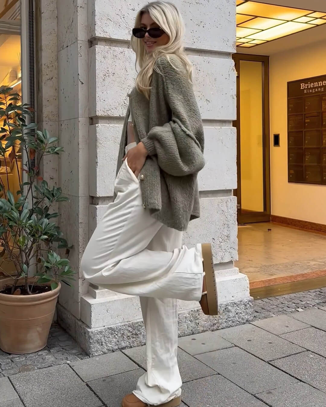 Laura dlouhý pletený kardigan