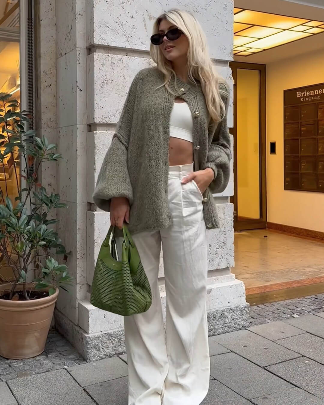 Laura dlouhý pletený kardigan